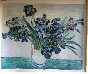 Vase of Irises : Vincent van Gogh