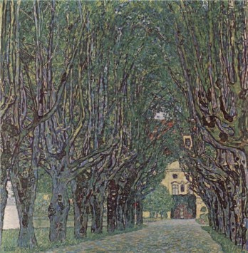Avenue in Schloss Kammer Park Gustav Klimt