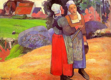Breton Peasants Paul Gauguin