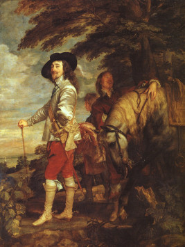 Charles I, King of England at the Hunt Anthony van Dyck