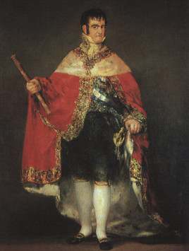 Ferdinand VII In His Robes of State Francisco Goya