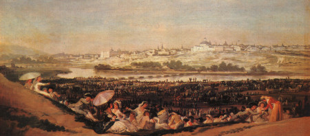 Festival at the Meadow of San Isadore Francisco Goya