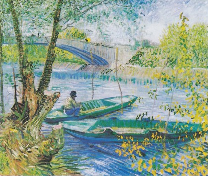 Fishing in the Spring, Pont de Clichy Vincent Van Gogh