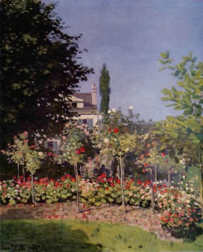 Flowering Garden at Sainte-Adresse Claude Monet