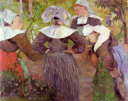 Four Breton Women Paul Gauguin