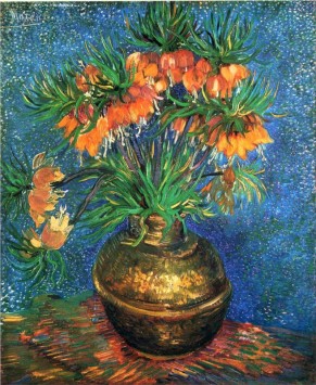 Fritillaries in a Copper Vase Vincent Van Gogh