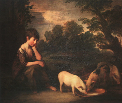 Girl with Pigs Thomas Gainsborough