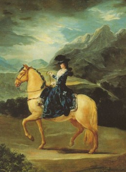 Maria Teresa of Vallabriga on Horseback Francisco Goya