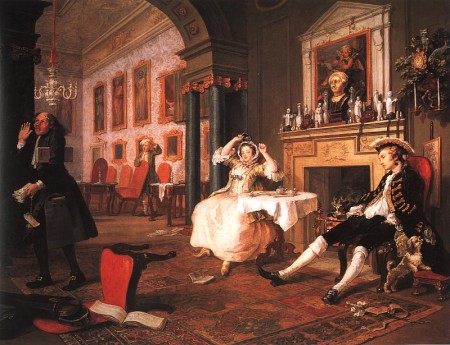 Marriage a la Mode Scene II Early in the Morning William Hogarth