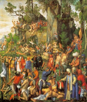 Martyrdom of the Ten Thousand Albrecht Durer