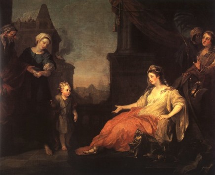Moses Brought before Pharoah's Daughter William Hogarth