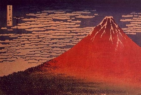 Mount Fuji in Clear Weather Katsushika Hokusai