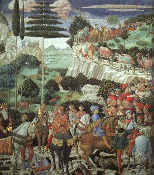 Procession of the Magus Melchoir Benozzo Gozzoli