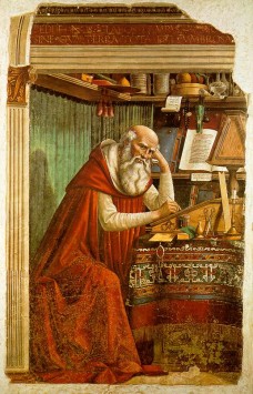 Saint Jerome in his Study Domenico Ghirlandaio