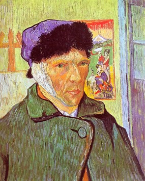 Self Portrait With Bandaged Ear Vincent Van Gogh