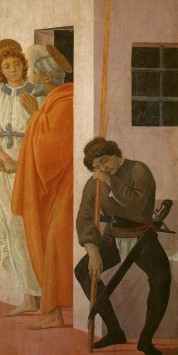St Peter Freed from Prison Filippino Lippi