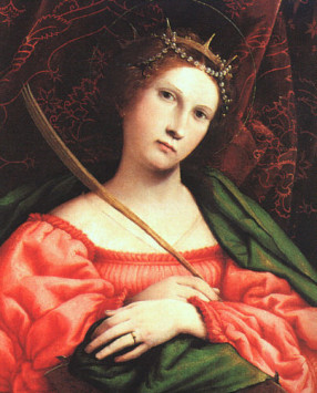 St.Catherine Lorenzo Lotto