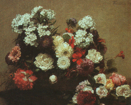 Still Life with Flowers Henri Fantin-Latour