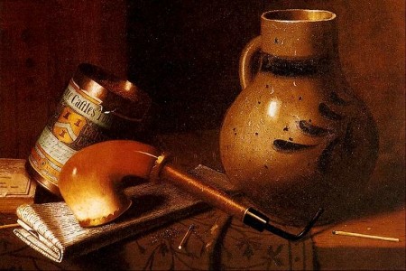 Still Life with Pipe and Tobacco William Michael Harnett