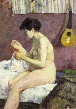 Suzanne Sewing Paul Gauguin