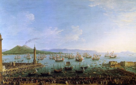 The Embarkation of Charles III in the Port of Naples Antonio Joli