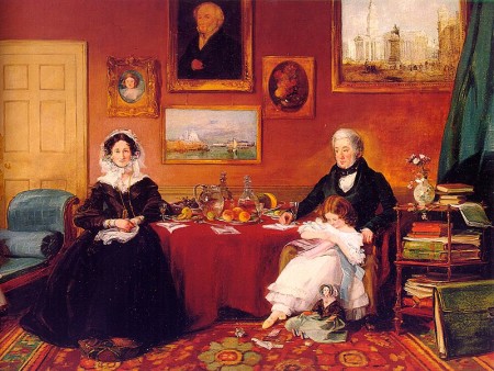 The Langford Family in their Drawing Room James Holland
