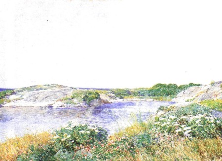 The Little Pond at Appledore Childe Hassam