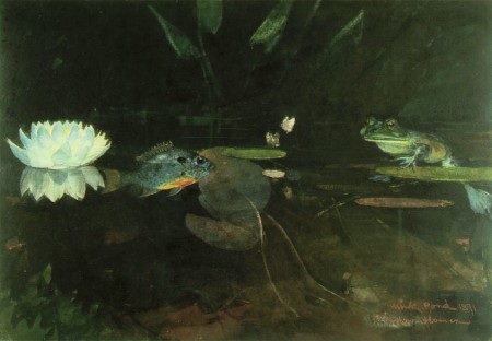 The Mink Pond Winslow Homer