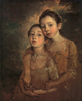 The Painter's Daughters with a Cat Thomas Gainsborough