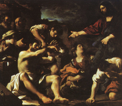 The Raising of Lazarus Giovanni Francesco Guercino