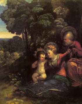 The Rest on the Flight into Egypt, Dosso Dossi