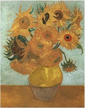Vase with Twelve Sunflowers Vincent Van Gogh