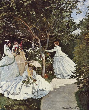 Women in a Garden Claude Monet