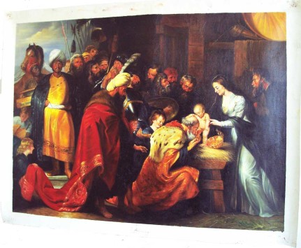 A Reproduction of "The Adoration of the Magi" Peter Paul Rubens