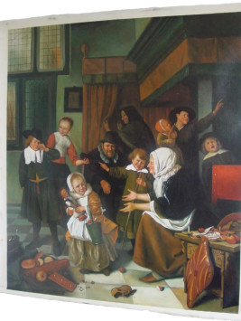 A Reproduction of The Feast of St.Nicholas Jan Steen