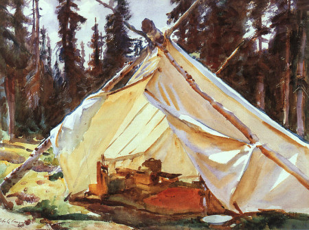 A Tent in the Rockies John Singer Sargent