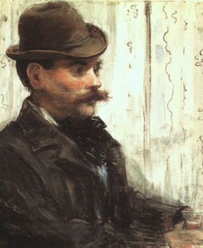 Alphonse Maureau Man with a Round Hat Edouard Manet