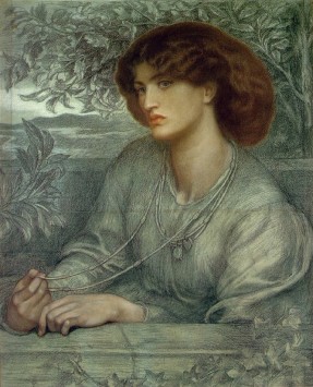Aurea Catena Portrait of Mrs. Morris Dante Gabriel Rossetti