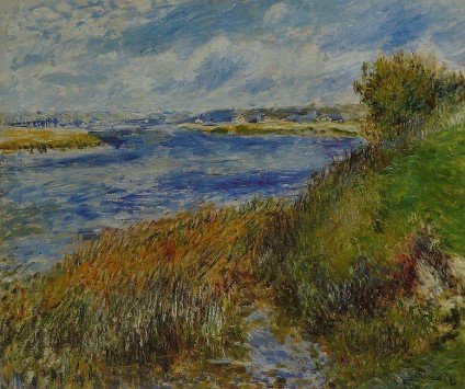 Banks of the Seine at Champrosay Pierre Renoir