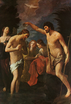 Baptism of Christ Guido Reni