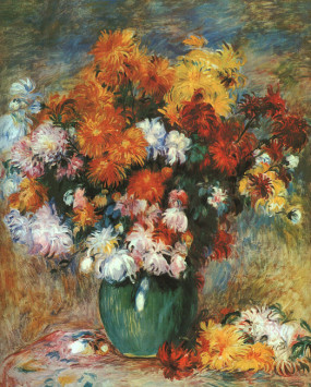 Bouquet of Chrysanthemums Pierre Renoir