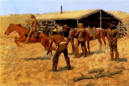 Coming and Going of the Pony Express Frederic Remington