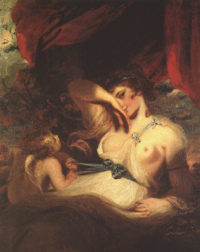 Cupid Unfastens the Belt of Venus Sir Joshua Reynolds