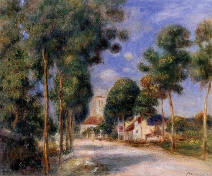 Entering the Village of Essoyes Pierre Renoir