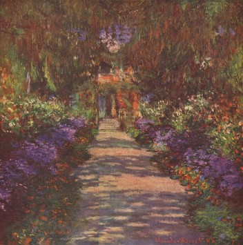 Garden Path Claude Monet