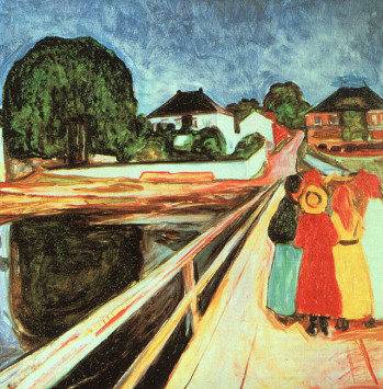 Girls on a Bridge Edvard Munch