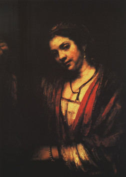 Hendrickje at an Open Door Rembrandt