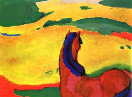 Horse in a Landscape Franz Marc