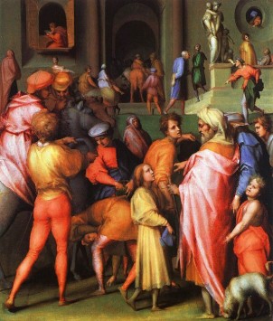 Joseph Being Sold to Potiphar Jacopo Pontormo