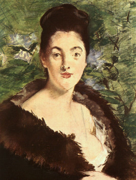 Lady with a Fur Edouard Manet